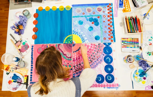 peinture mandala art-thérapie